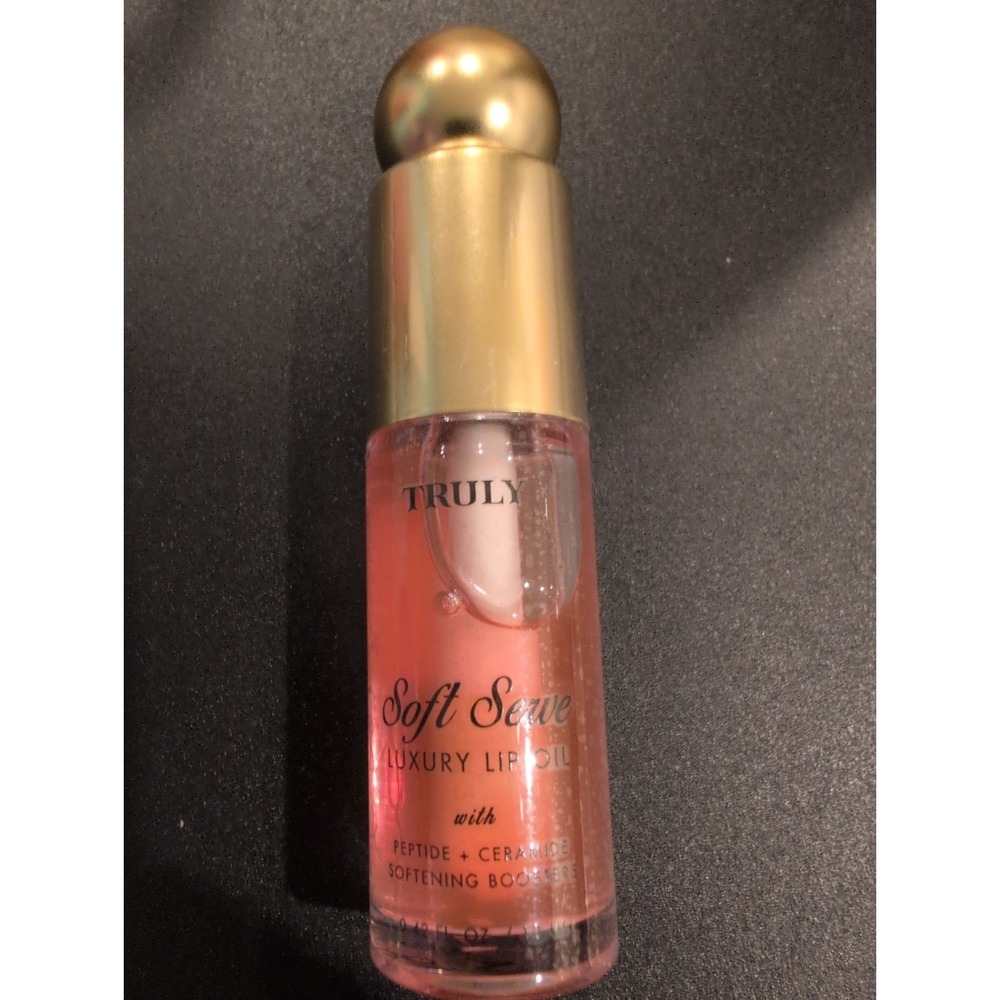 Truly SOFT SERVE Luxury Lip Oil New/Sealed w/Peptide + Ceramide 0.42 Fl Oz